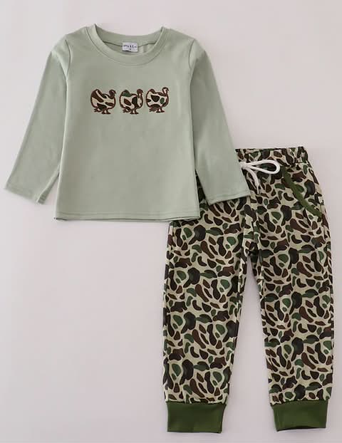 Boys Sage Turkey 2-Piece Set