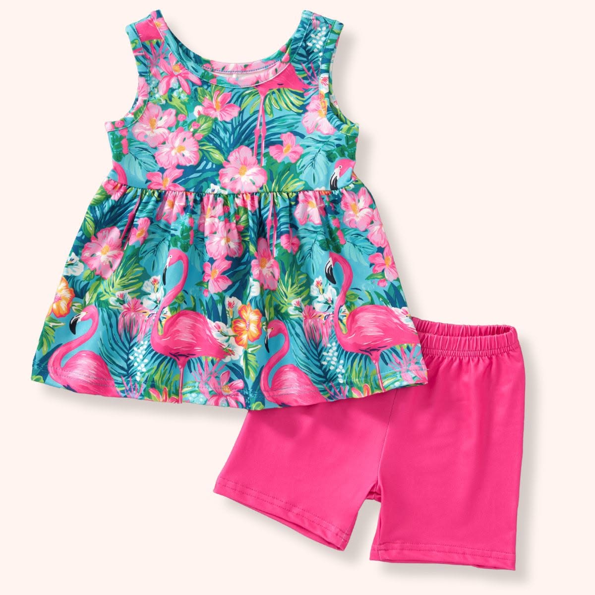 Flamingo Garden 2-Piece Set