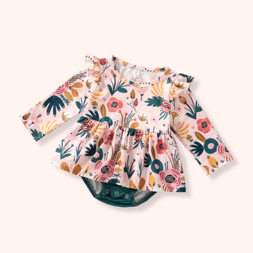 Cozy Botanical Romper