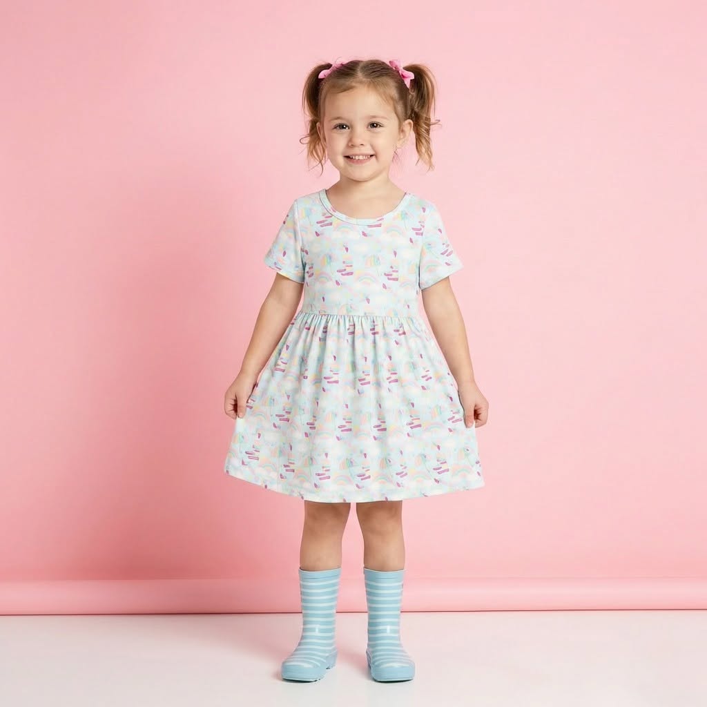 Rainbow Showers Dress