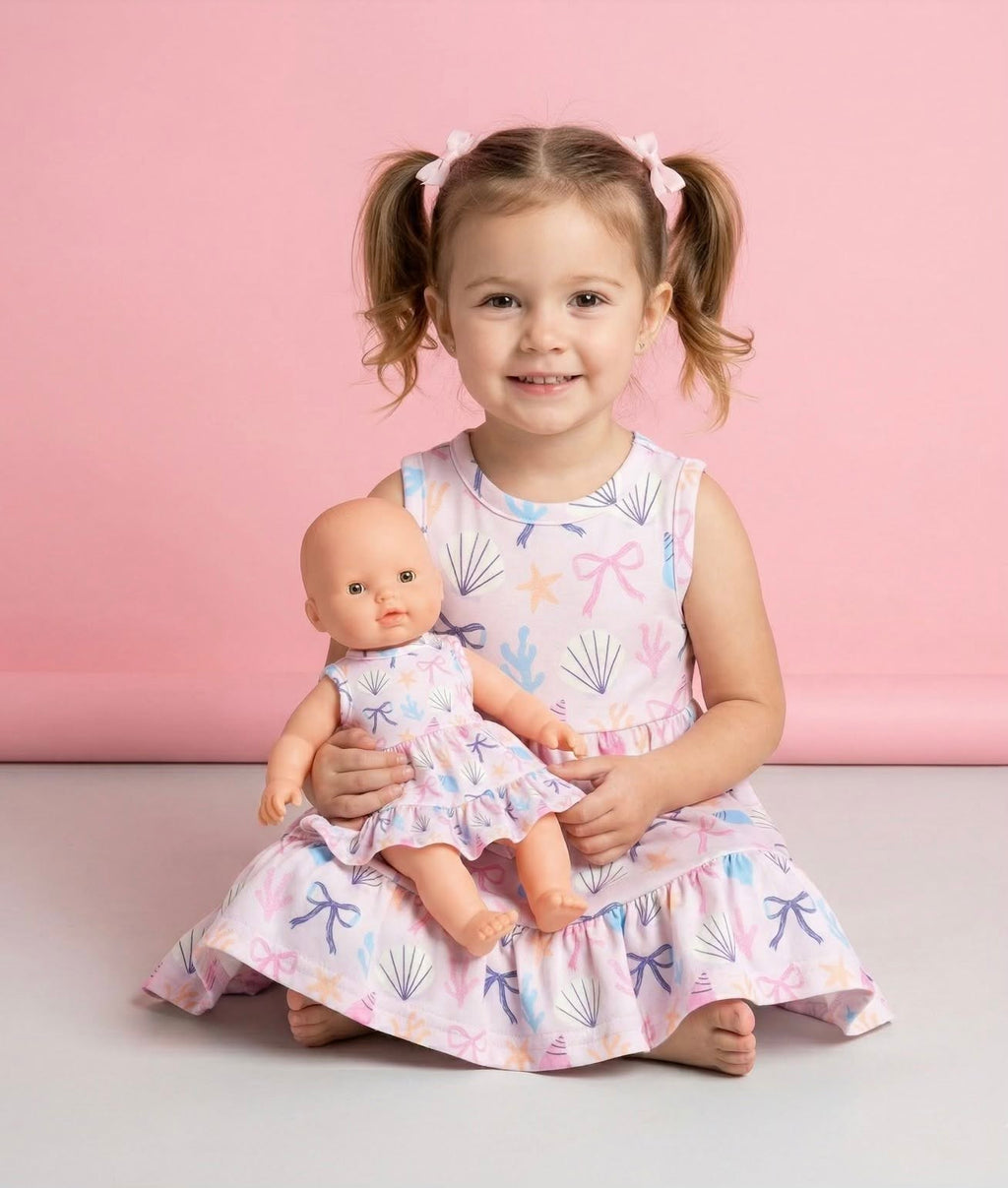 Shell Belle 18" Doll Dress