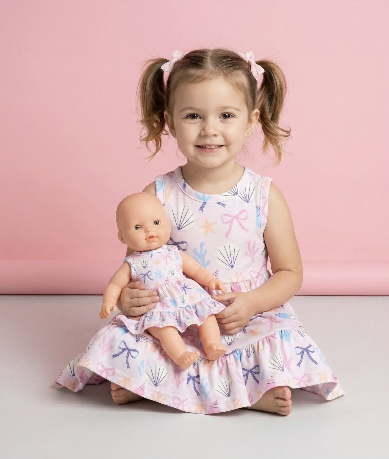 Shell Belle 18" Doll Dress