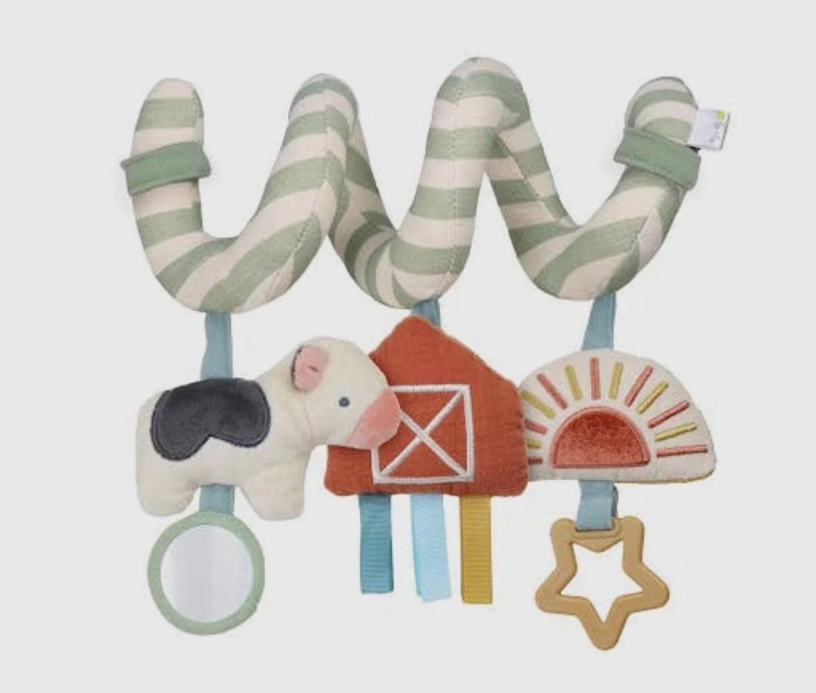 Itzy Bitzy Spiral Farm Car Seat and Stroller Toy