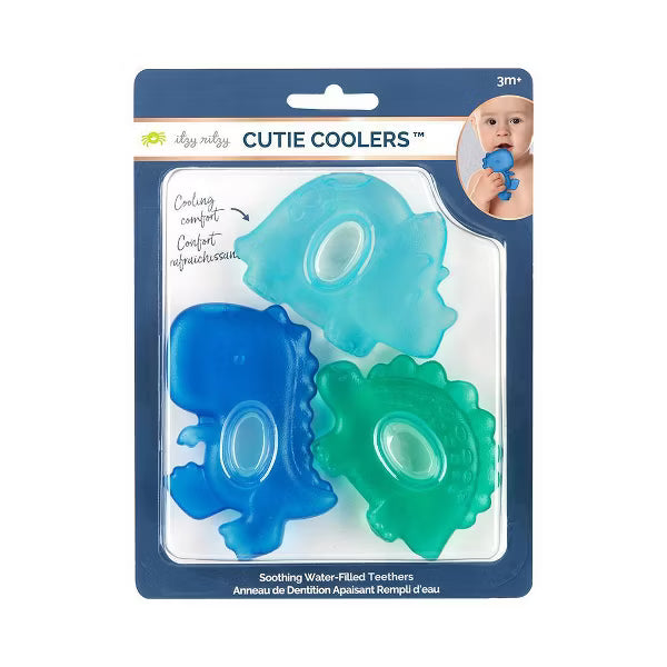 Itzy Ritzy Cutie Coolers 3pk Teether Set - Dinos
