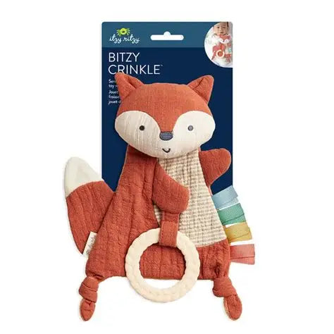 Itzy Ritzy Bitzy Crinkle Pal - Fox